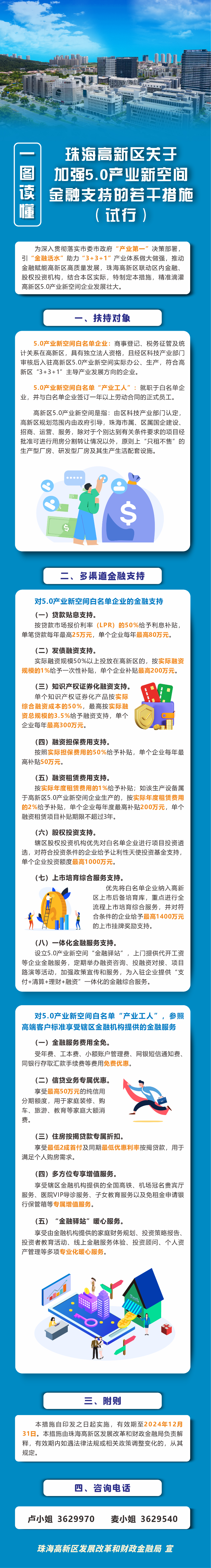 一图读懂：珠海高新区关于加强5.0产业新空间金融支持的若干措施（试行）》(1).png